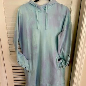 Hollister Tunic sweatshirt hoodie lt blu/ Lav